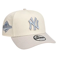 New York Yankees Chrome Two Tone 1999 World Series Patch Icy UV New Era 9FORTY A-Frame Snapback Hat