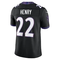 Baltimore Ravens Derrick Henry Black Nike Vapor F.U.S.E Stitched Limited Jersey