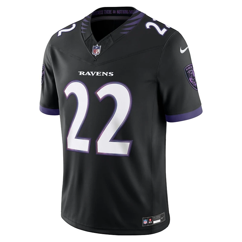 Baltimore Ravens Derrick Henry Black Nike Vapor F.U.S.E Stitched Limited Jersey