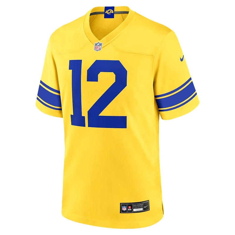 Los Angeles Rams Puka Nacua Classic Sol Alternate Nike Game Jersey