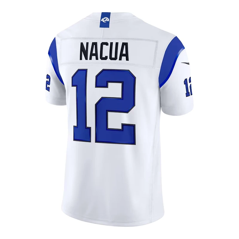 Los Angeles Rams Puka Nacua Fearsome White Alternate Nike Vapor F.U.S.E Stitched Limited Jersey