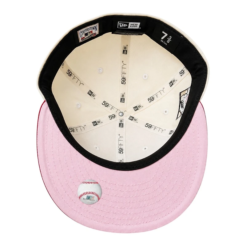 San Francisco Giants Chrome and Red 2007 All Star Game Patch Pink UV New Era 59FIFTY Fitted Hat