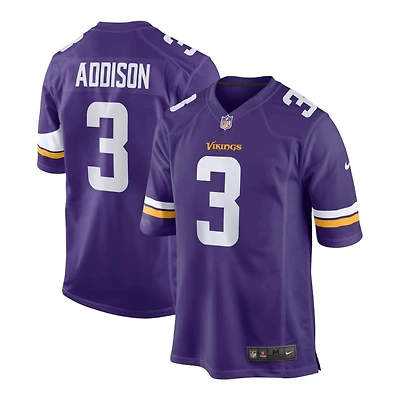 Minnesota Vikings Jordan Addison Purple Nike Game Jersey