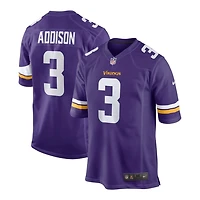 Minnesota Vikings Jordan Addison Purple Nike Game Jersey