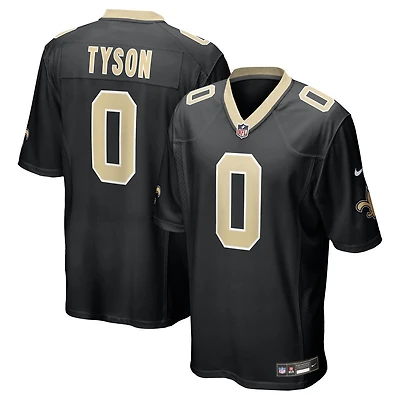 New Orleans Saints Jordyn Tyson Black Nike Game Jersey