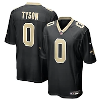 New Orleans Saints Jordyn Tyson Black Nike Game Jersey