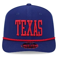 Texas Rangers Royal Wordmark Rope New Era 9SEVENTY Snapback Hat