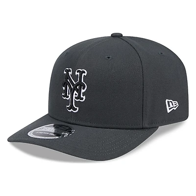 New York Mets Dark Gray New Era 9SEVENTY Snapback Hat