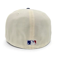 Los Angeles Dodgers Chrome Indigo Blue  2T Leon the Lab Back to Champs Patch Grey UV New Era 59FIFTY Fitted Hat