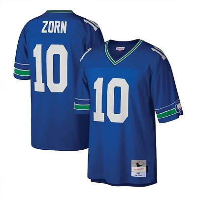 Seattle Seahawks Jim Zorn Royal Blue Mitchell & Ness Legacy Replica Jersey