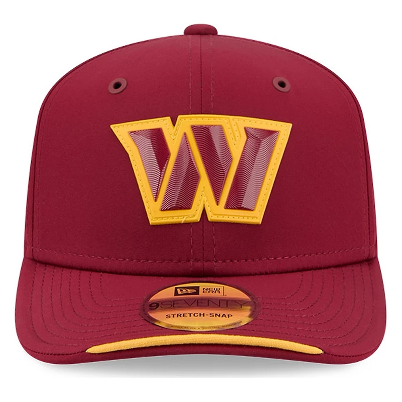 Washington Commanders Burgundy 2026 NFL Sideline New Era 9SEVENTY Adjustable Snapback Hat