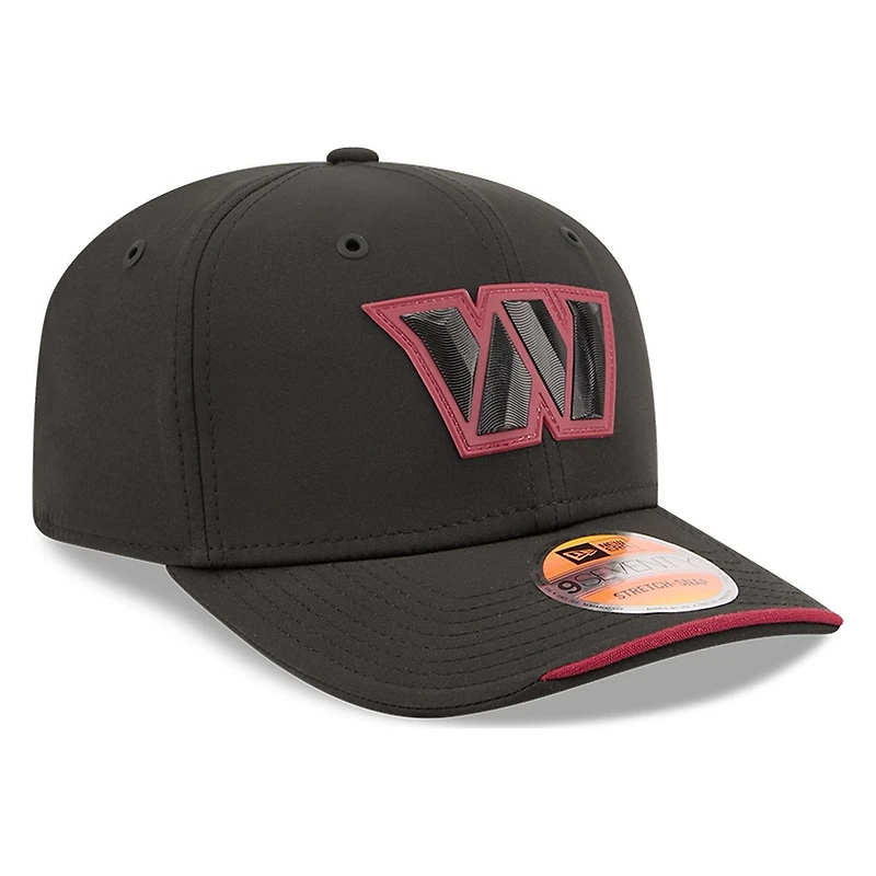 Washington Commanders Black 2026 NFL Sideline New Era 9SEVENTY Adjustable Snapback Hat