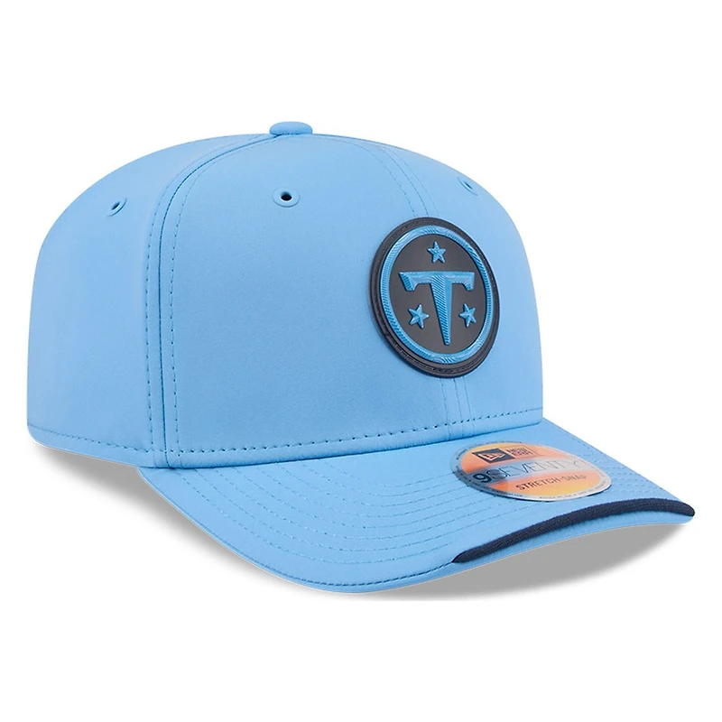 Tennessee Titans Light Blue 2026 NFL Sideline New Era 9SEVENTY Adjustable Snapback Hat