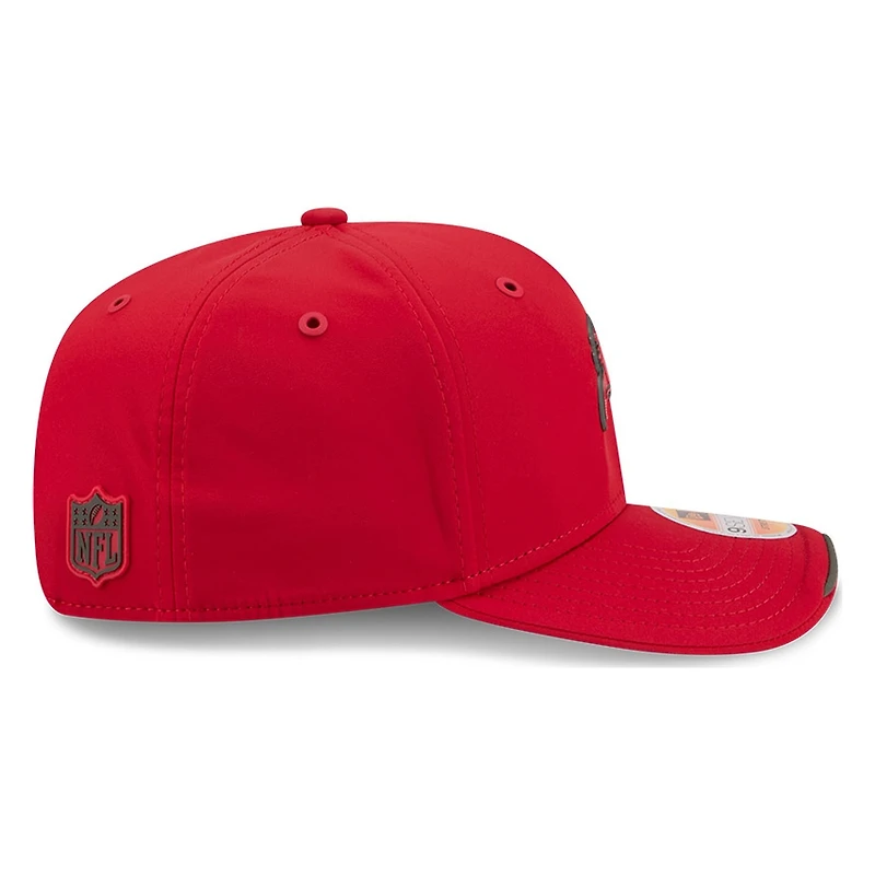 Tampa Bay Buccaneers Red 2026 NFL Sideline New Era 9SEVENTY Adjustable Snapback Hat