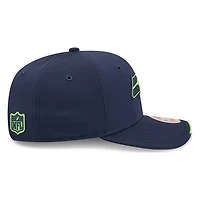 Seattle Seahawks Navy 2026 NFL Sideline New Era 9SEVENTY Adjustable Snapback Hat