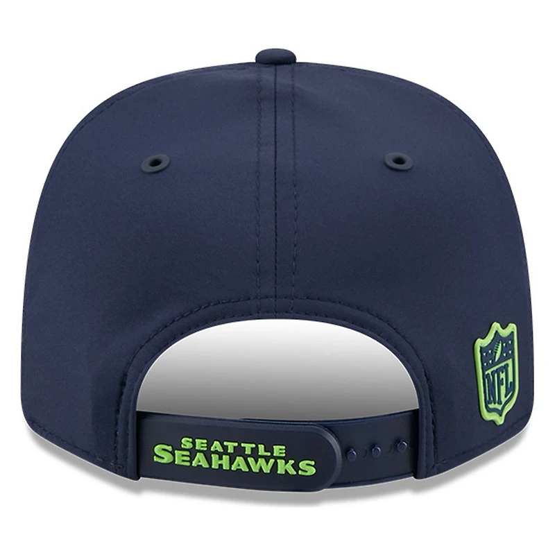 Seattle Seahawks Navy 2026 NFL Sideline New Era 9SEVENTY Adjustable Snapback Hat