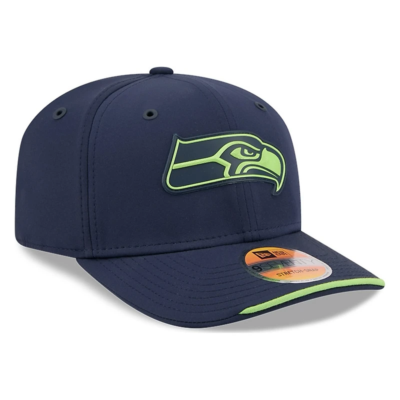 Seattle Seahawks Navy 2026 NFL Sideline New Era 9SEVENTY Adjustable Snapback Hat