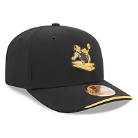 Pittsburgh Steelers Black Historic Throwback 2026 NFL Sideline New Era 9SEVENTY Adjustable Snapback Hat