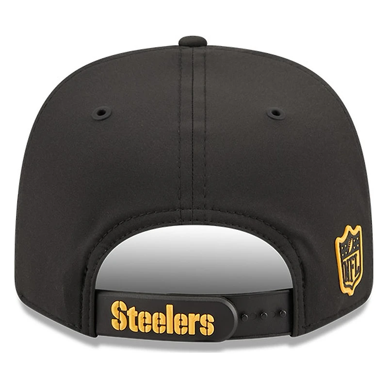 Pittsburgh Steelers Black 2026 NFL Sideline New Era 9SEVENTY Adjustable Snapback Hat