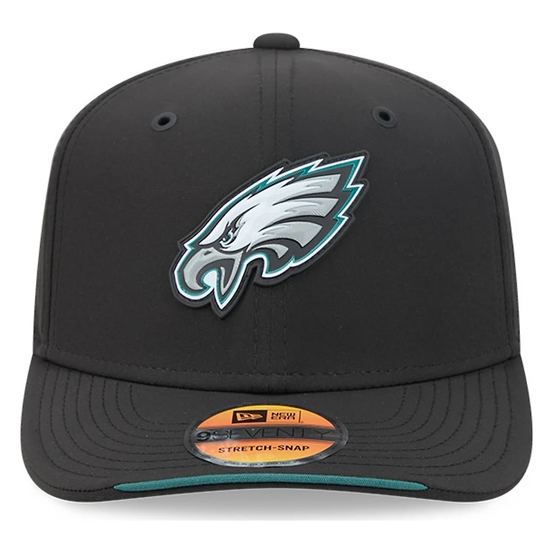 Philadelphia Eagles 2026 NFL Sideline New Era 9SEVENTY Adjustable Snapback Hat
