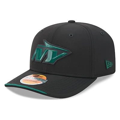 New York Jets Black 2026 NFL Sideline New Era 9SEVENTY Adjustable Snapback Hat
