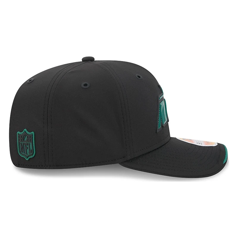 New York Jets Black 2026 NFL Sideline New Era 9SEVENTY Adjustable Snapback Hat