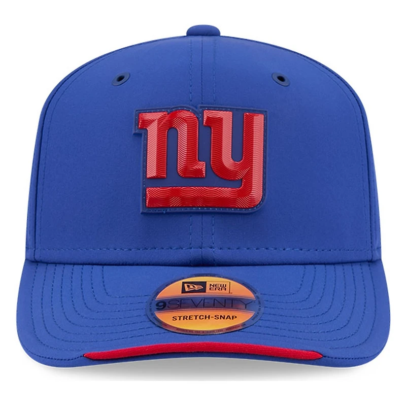 New York Giants Royal Blue 2026 NFL Sideline New Era 9SEVENTY Adjustable Snapback Hat
