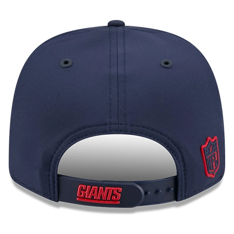 New York Giants Navy Historic Throwback 2026 NFL Sideline New Era 9SEVENTY Adjustable Snapback Hat