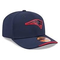 New England Patriots Navy 2026 NFL Sideline New Era 9SEVENTY Adjustable Snapback Hat