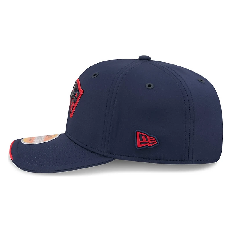 New England Patriots Navy 2026 NFL Sideline New Era 9SEVENTY Adjustable Snapback Hat