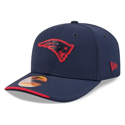 New England Patriots Navy 2026 NFL Sideline New Era 9SEVENTY Adjustable Snapback Hat
