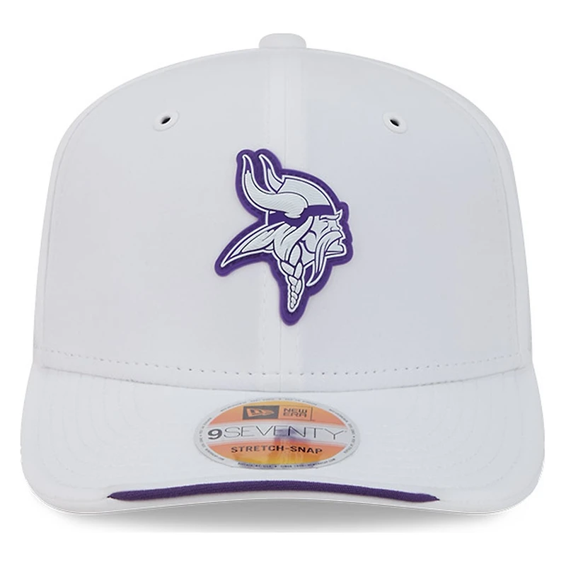 Minnesota Vikings White 2026 NFL Sideline New Era 9SEVENTY Adjustable Snapback Hat