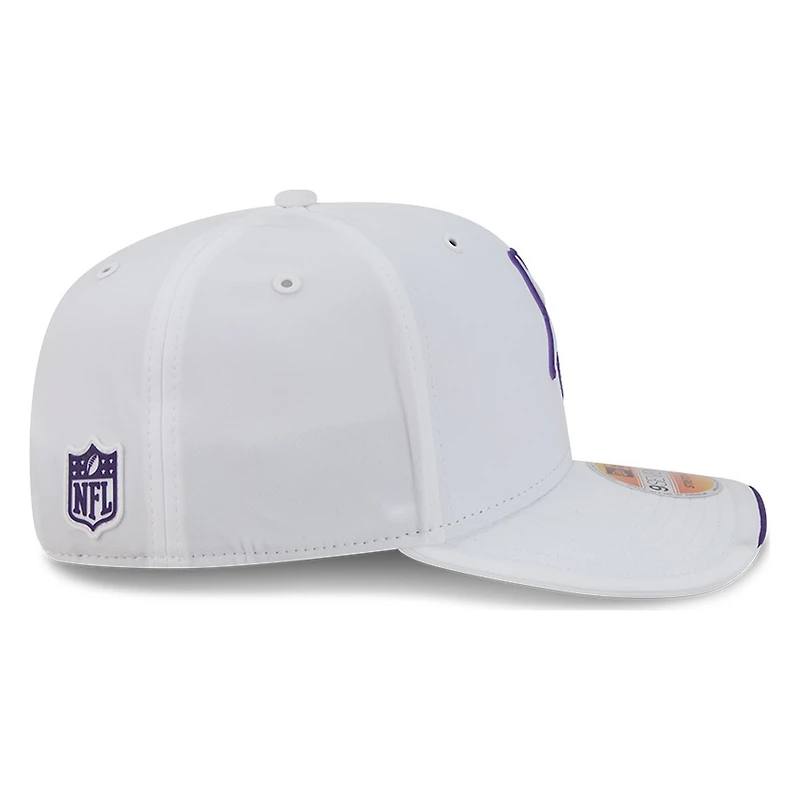 Minnesota Vikings White 2026 NFL Sideline New Era 9SEVENTY Adjustable Snapback Hat