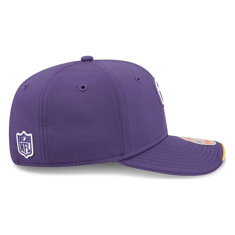 Minnesota Vikings Purple Historic Throwback 2026 NFL Sideline New Era 9SEVENTY Adjustable Snapback Hat