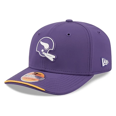 Minnesota Vikings Purple Historic Throwback 2026 NFL Sideline New Era 9SEVENTY Adjustable Snapback Hat