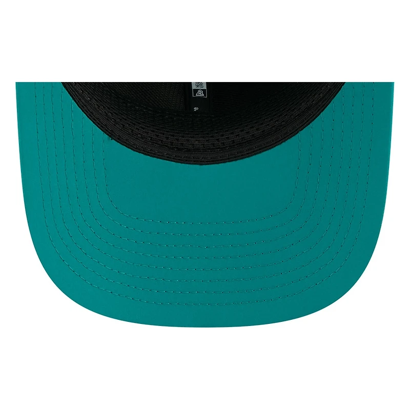 Miami Dolphins Teal Historic Throwback 2026 NFL Sideline New Era 9SEVENTY Adjustable Snapback Hat
