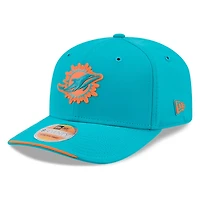 Miami Dolphins Teal 2026 NFL Sideline New Era 9SEVENTY Adjustable Snapback Hat
