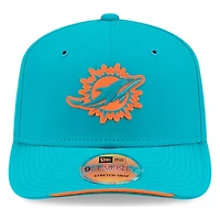Miami Dolphins Teal 2026 NFL Sideline New Era 9SEVENTY Adjustable Snapback Hat
