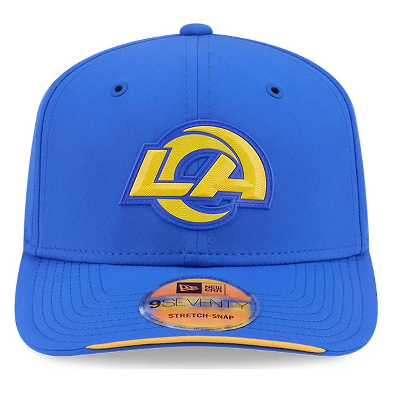 Los Angeles Rams Royal Blue 2026 NFL Sideline New Era 9SEVENTY Adjustable Snapback Hat