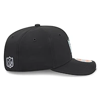 Las Vegas Raiders Black Historic Throwback 2026 NFL Sideline New Era 9SEVENTY Adjustable Snapback Hat