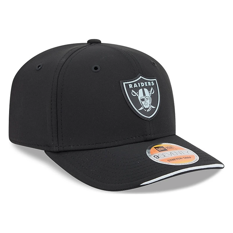 Las Vegas Raiders Black 2026 NFL Sideline New Era 9SEVENTY Adjustable Snapback Hat