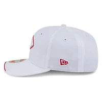 Kansas City Chiefs White 2026 NFL Sideline New Era 9SEVENTY Adjustable Snapback Hat
