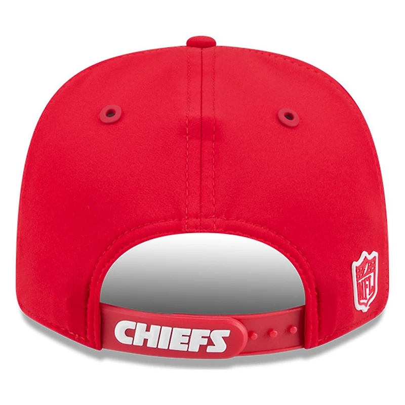 Kansas City Chiefs Red 2026 NFL Sideline New Era 9SEVENTY Adjustable Snapback Hat