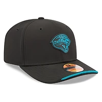 Jacksonville Jaguars Black Alternate Logo 2026 NFL Sideline New Era 9SEVENTY Adjustable Snapback Hat