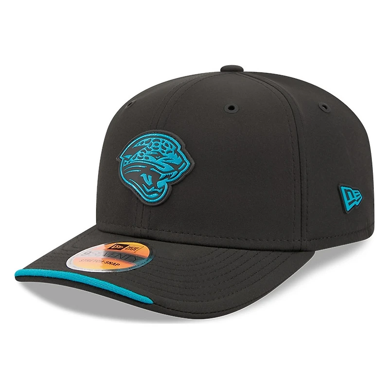 Jacksonville Jaguars Black Alternate Logo 2026 NFL Sideline New Era 9SEVENTY Adjustable Snapback Hat