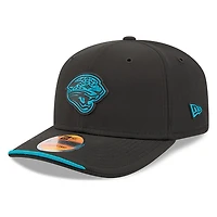 Jacksonville Jaguars Black Alternate Logo 2026 NFL Sideline New Era 9SEVENTY Adjustable Snapback Hat