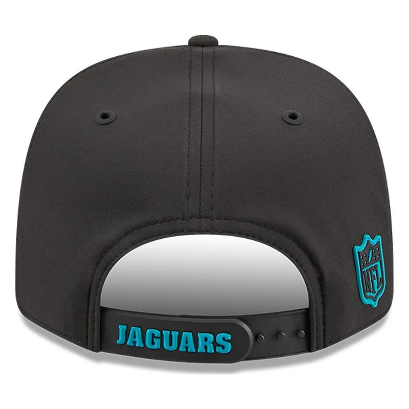 Jacksonville Jaguars Black Alternate Logo 2026 NFL Sideline New Era 9SEVENTY Adjustable Snapback Hat