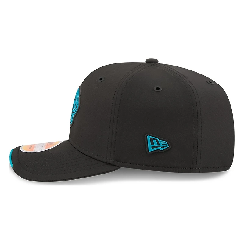 Jacksonville Jaguars Black Alternate Logo 2026 NFL Sideline New Era 9SEVENTY Adjustable Snapback Hat