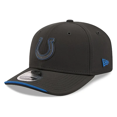 Indianapolis Colts Black 2026 NFL Sideline New Era 9SEVENTY Adjustable Snapback Hat