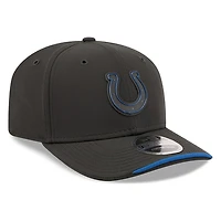 Indianapolis Colts Black 2026 NFL Sideline New Era 9SEVENTY Adjustable Snapback Hat